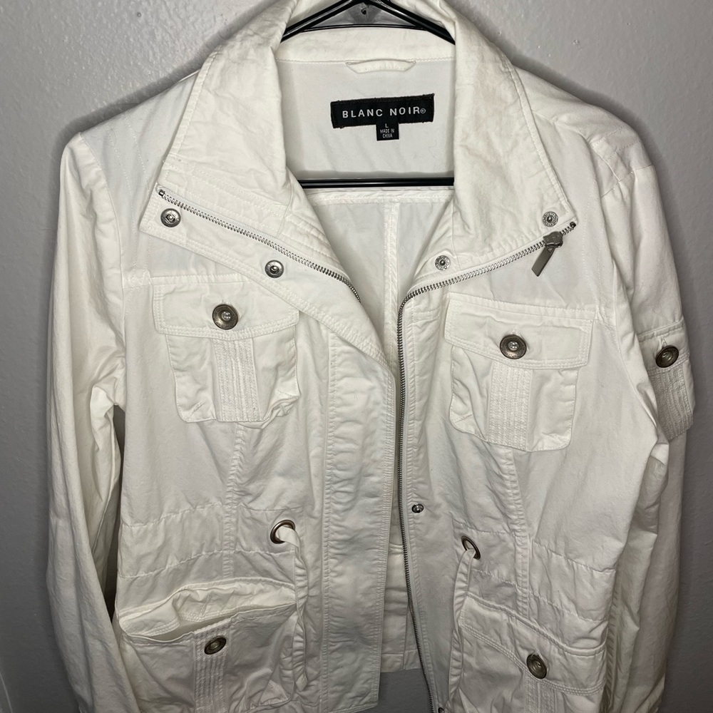 Blanc Noir White Anorak